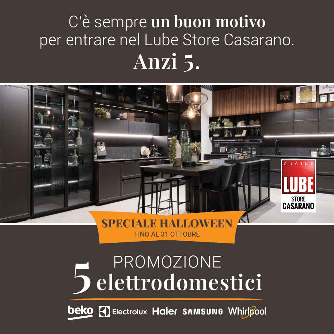 promozione-cinque-elettrodomestici Lube Casarano